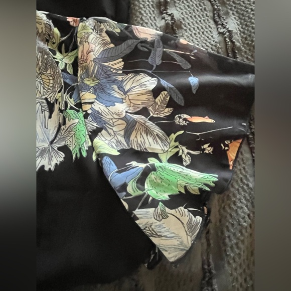 Floral Black Maxi Dress - Picture 3 of 5